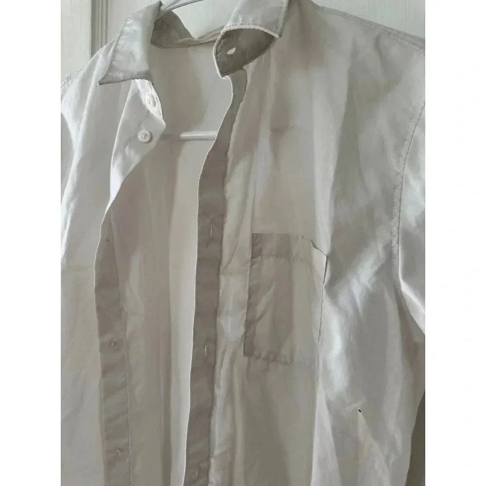 H&M Youth boy size 18 white button down